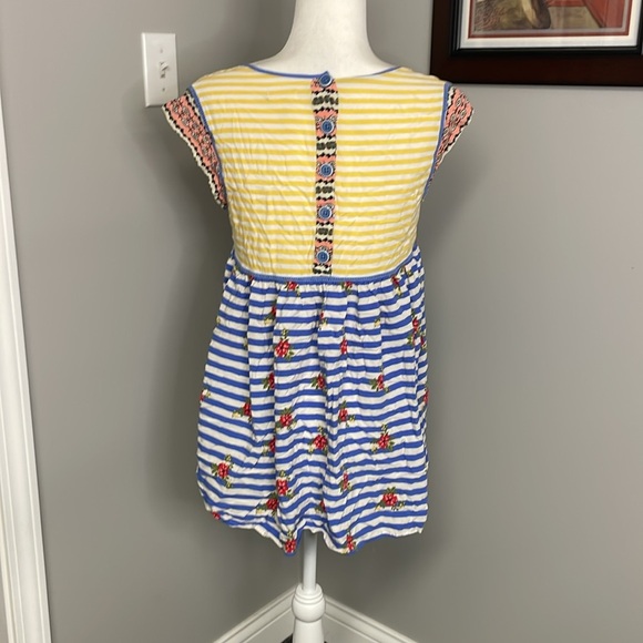 Matilda Jane On My Mind Stripe & Floral Tank Top Womens Size Medium - Picture 5 of 6